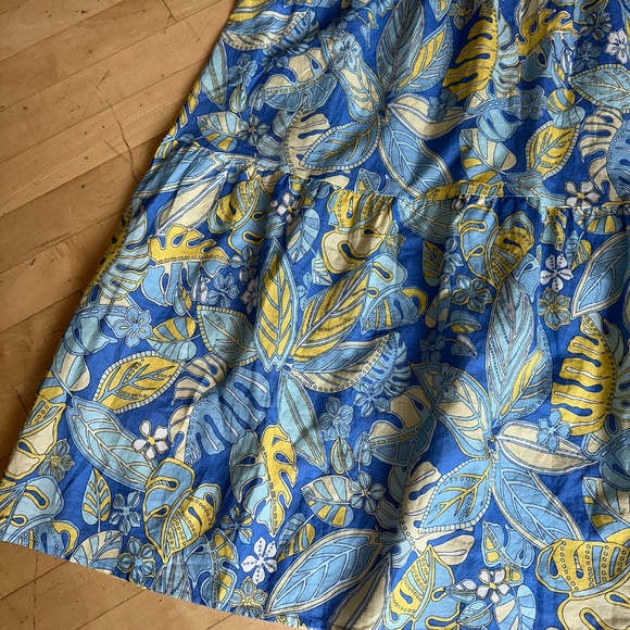 J. Mclaughlin Cunningham tropical print maxi dress, S, G1257 - Picture 7 of 9